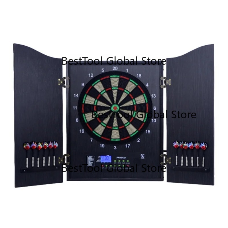Electronic Dartboard Cabinet - Professionelles LCD-Display, Deluxe-Schrank, elektronische Dartscheibe mit