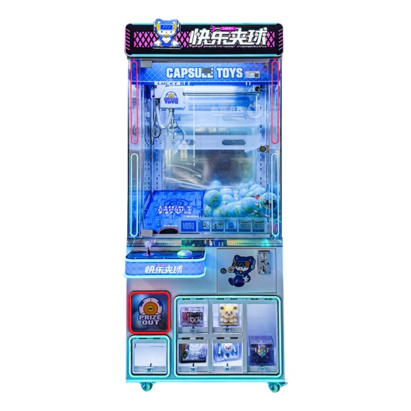 Arcade Prize Vending Machine - Kapselspielzeug-Greifautomat: Münzbetriebener Gachapon-Automat für Spielhallen mit