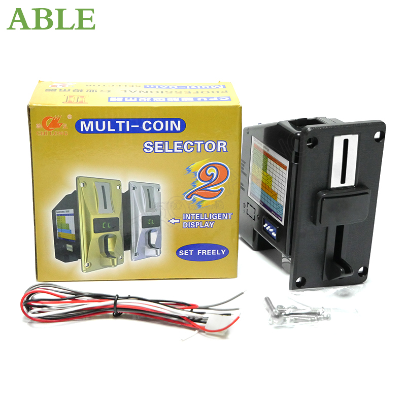Arcade Game Vending Machine - Multi-Münzprüfer-Selektor CL-168 verschiedene elektronische Münz-Roll-Down für