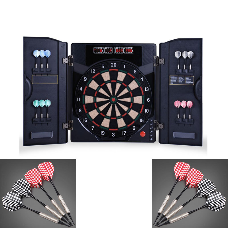 Electronic Dartboard Cabinet - Elektronischer Dartschrank mit automatischer Punktion, elektronischer