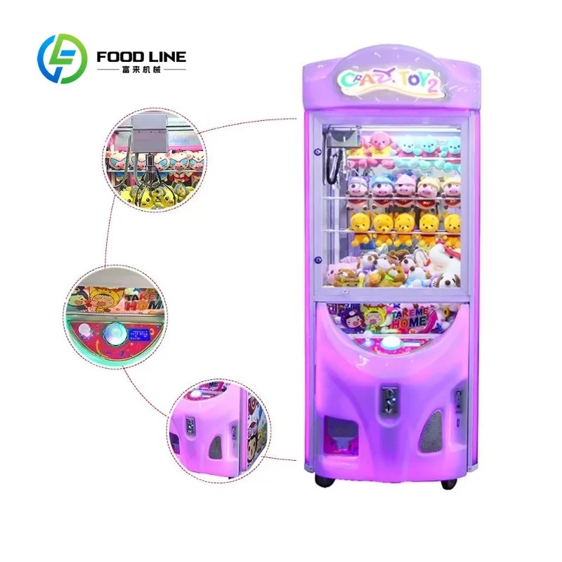 Bill Acceptor Vending - Maßgefertigte Münzbetriebene Arcade-Greifautomaten mit Geldscheinannahme für
