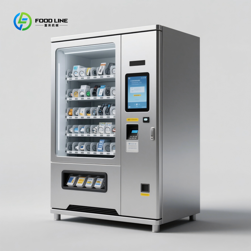 Vending Machine Qr Code - Herstellung für maßgeschneiderte Stahlgehäuse mit Touchscreen-Geldkarte,