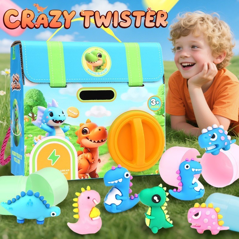 Prize Capsule Toy Machine - Überraschungs-Kapselspielzeug Dinosaurier-Kinderrucksack Preisautomat mit Überraschungseierchen Weihnachtsgeschenk