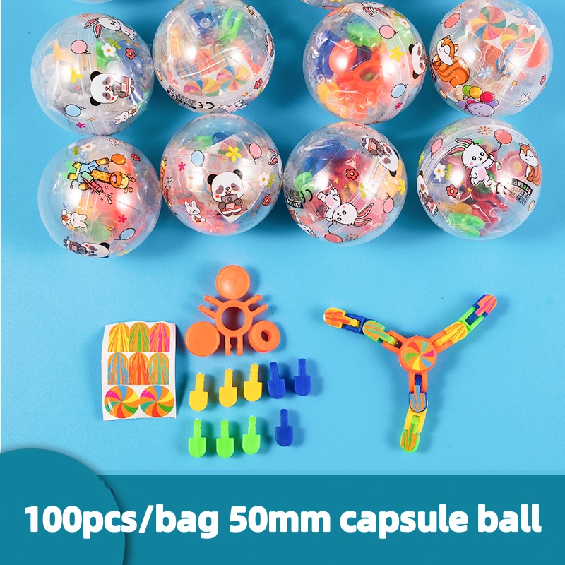 Prize Capsule Toy Machine - 100 teile/beutel 50mm kapsel ball gemischt