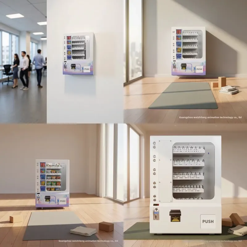 Vending Machine Qr Code - Schokoladenriegel-Verkaufsautomat mit QR-Code für Snacks und