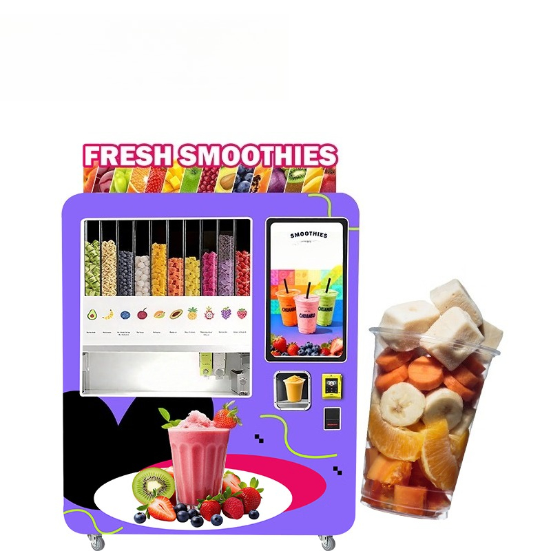 Vending Machine Qr Code - 2026 Professioneller Innovativer Vollautomatischer Smoothie-Verkaufsautomat DIY-Hersteller