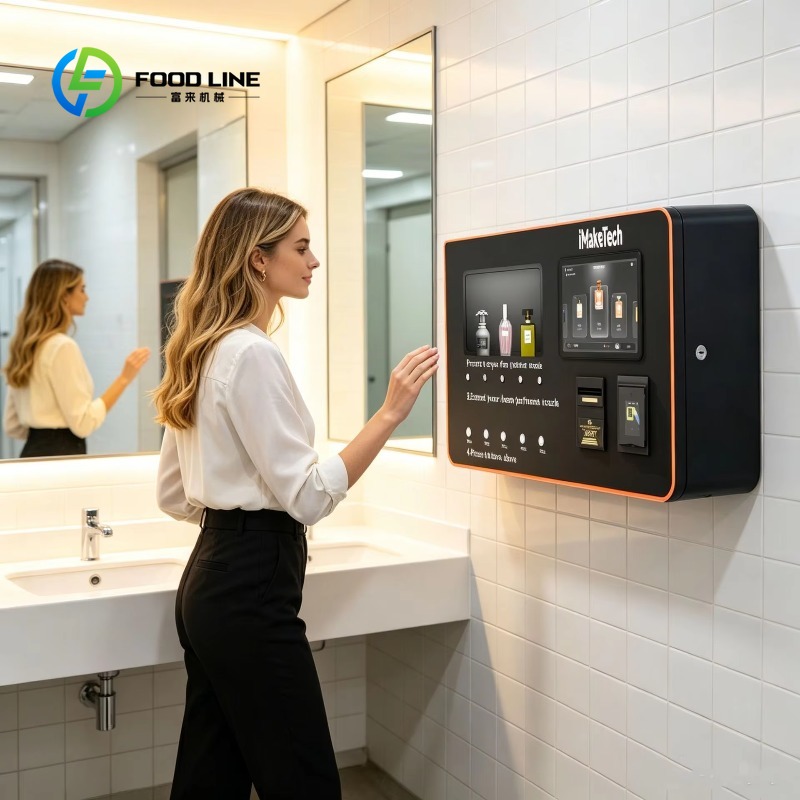 Vending Machine Qr Code - Selbstbedienungs-Parfümspray-Automat mit QR-Code-Scanning und Zerstäubungsfunktion für