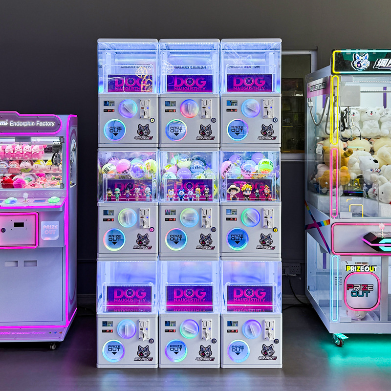 Prize Capsule Toy Machine - Mini-Metallkapsel-Spielzeugautomat, münzbetrieben, kommerzieller Snack- und Preisautomat