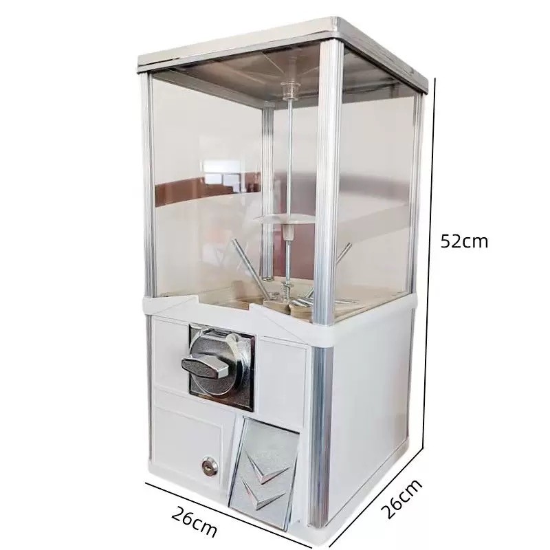 Arcade Ticket Machine - Münzbetriebener Eier-Twister-Automat, Aufwärm-Lotterie-Maschine, Kapsel-Kaffee-Spielzeugautomat, 50mm Kapsel