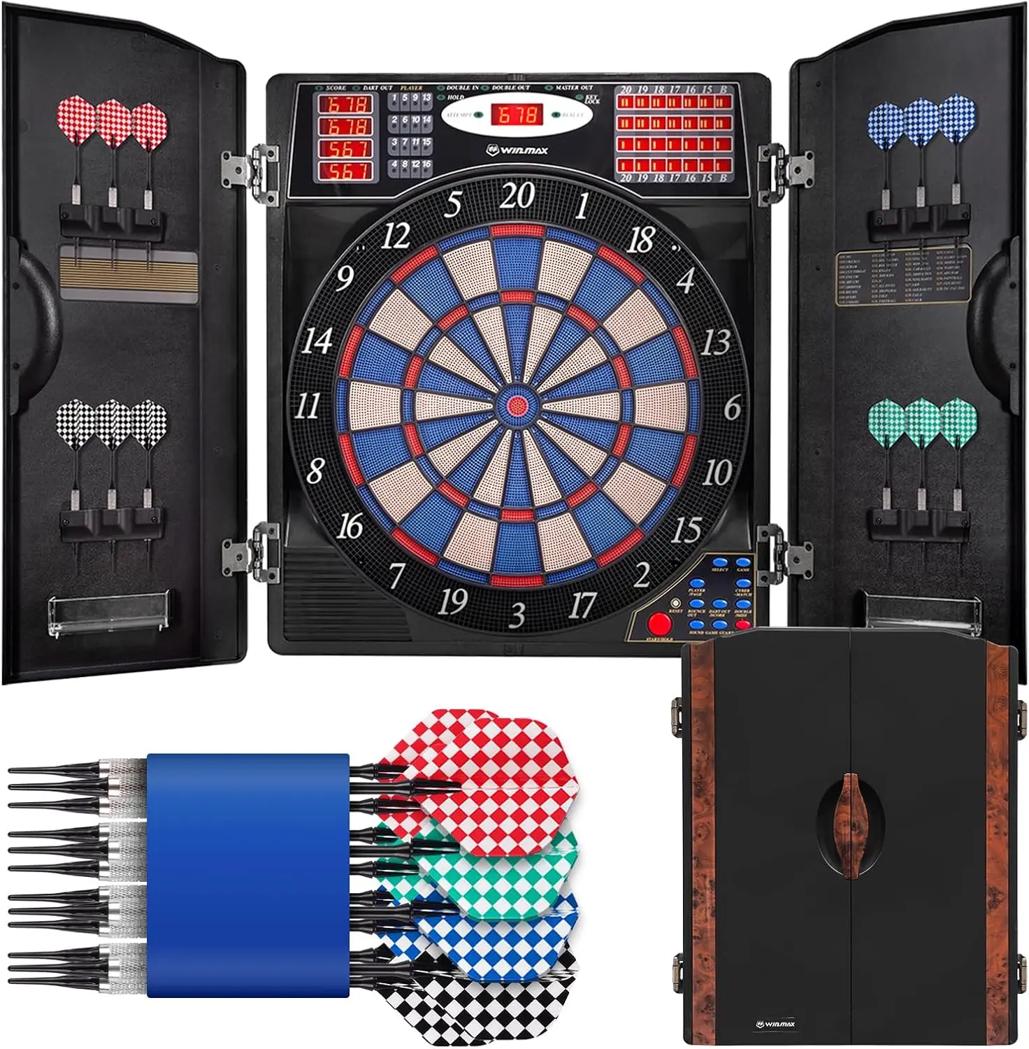 Elektronisches Dartboard-Set m – Electronic Dartboard Cabinet Bewertung und Preis