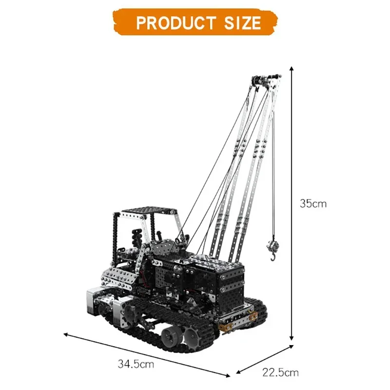 DIY Metall RC Kran Elektrische – Claw Crane Machine Bewertung und Preis