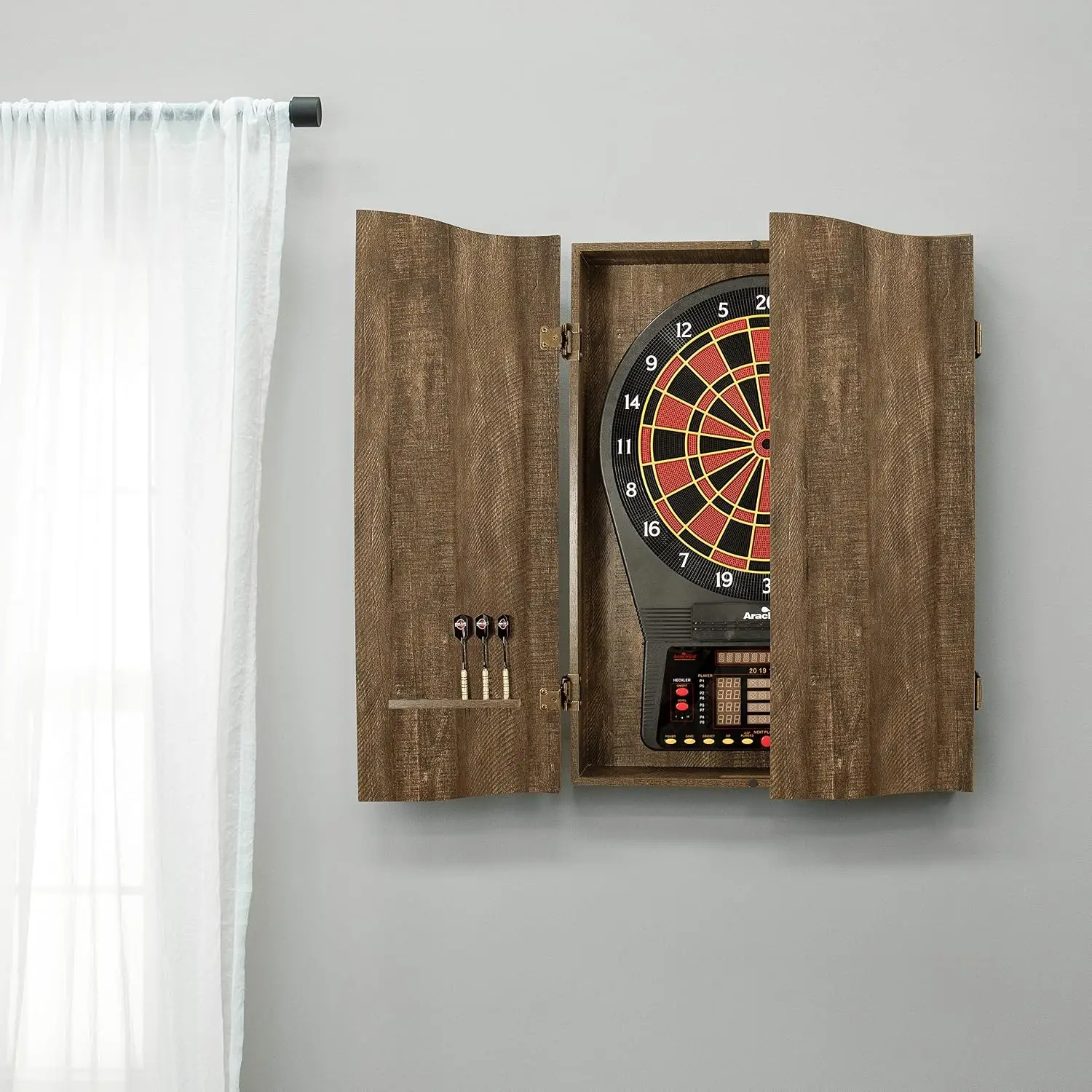 BestsellerMI Sports Brown Cric – Electronic Dartboard Cabinet Bewertung und Preis