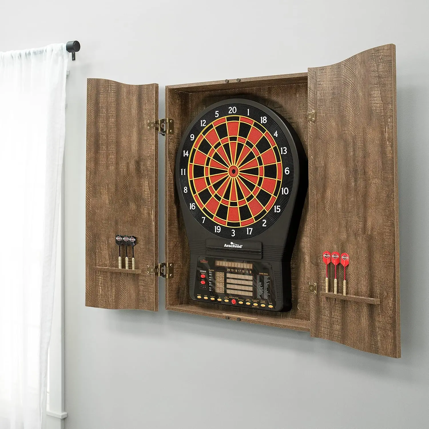 BestsellerMI Sports Brown Cric – Electronic Dartboard Cabinet Bewertung und Preis