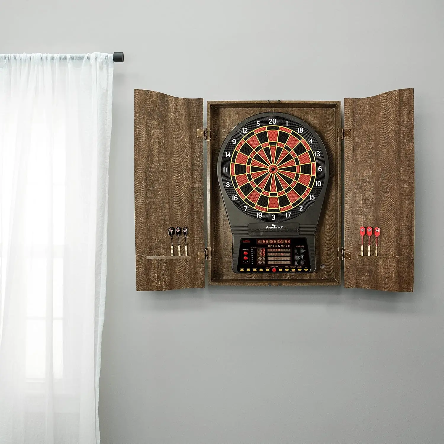 BestsellerMI Sports Brown Cric – Electronic Dartboard Cabinet Bewertung und Preis