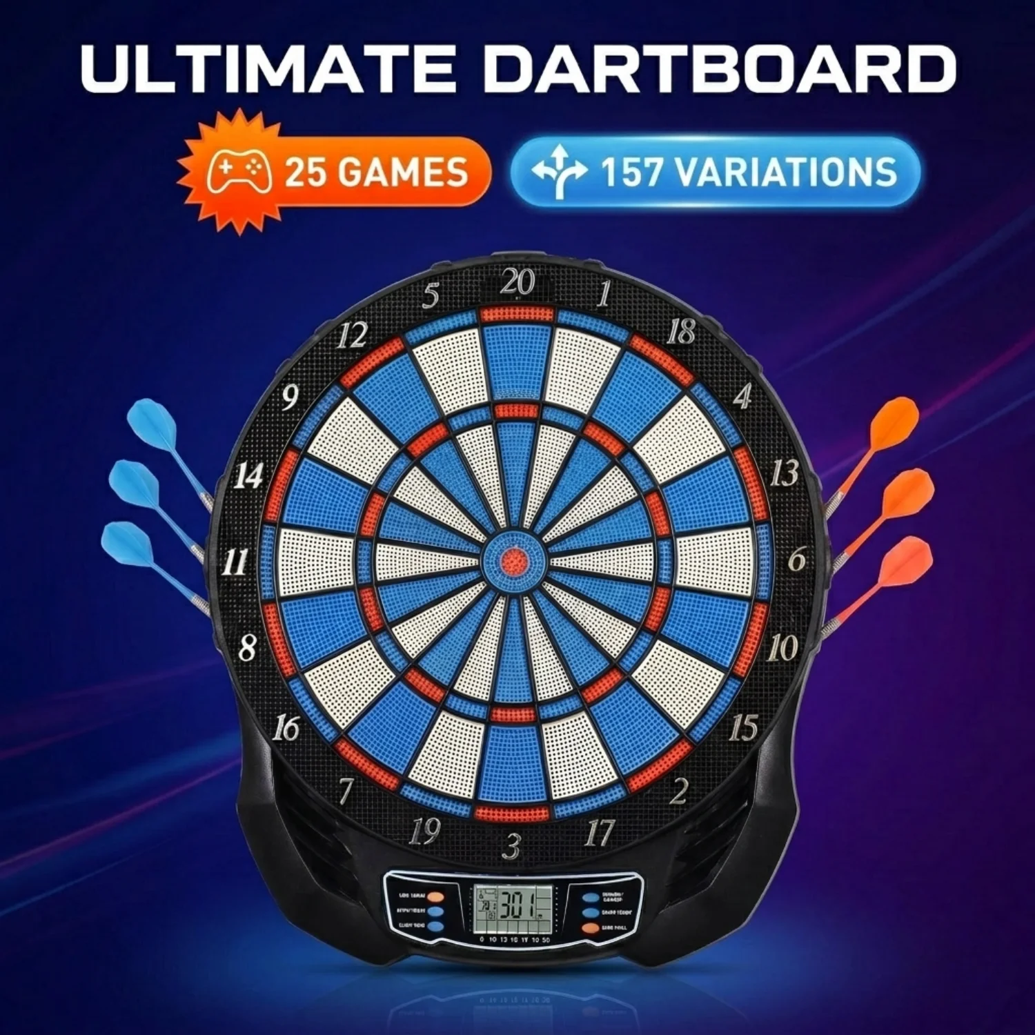 DartVibe Fortschrittliche Elek – Electronic Dartboard Cabinet Bewertung und Preis