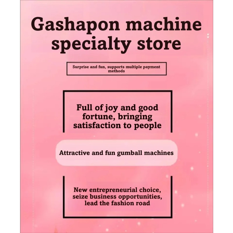Kommerzieller großer Gashapon- – Vending Machine Qr Code Bewertung und Preis