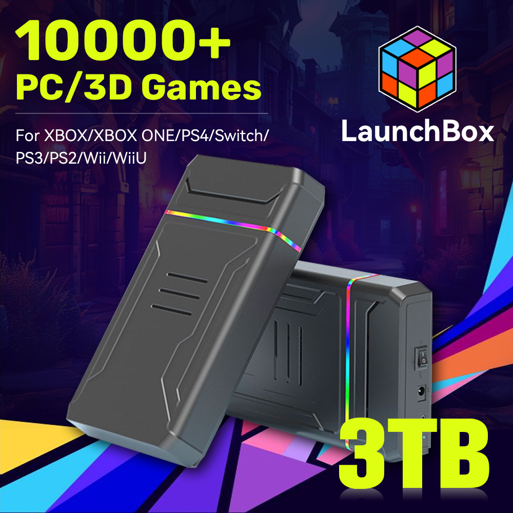 JMachen Launchbox 3 TB Gaming  – Arcade X Bewertung und Preis