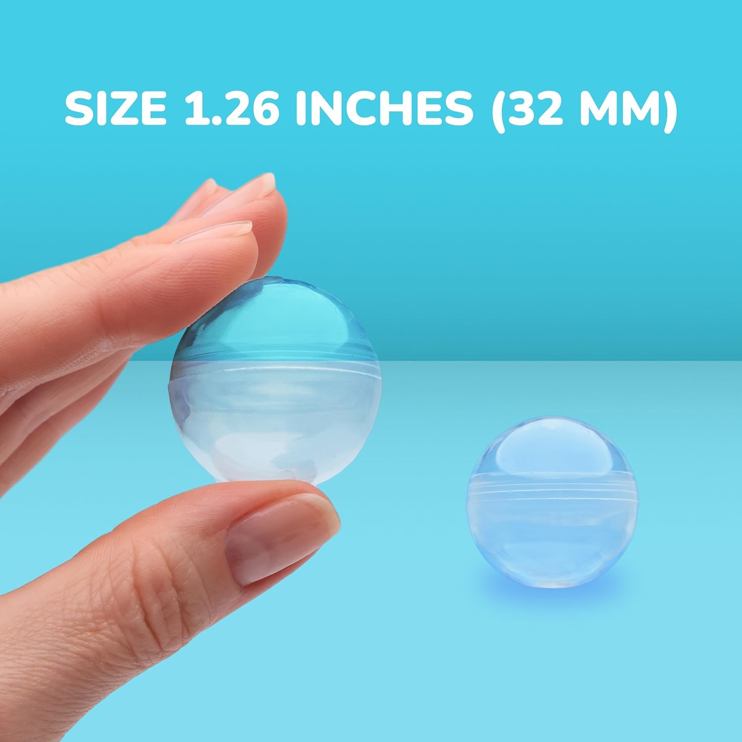 100 Stück durchsichtige runde  – Prize Capsule Toy Machine Bewertung und Preis
