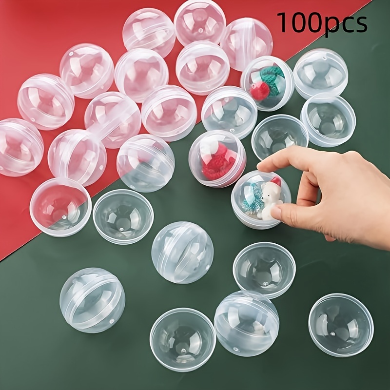 100 Stück durchsichtige runde  – Prize Capsule Toy Machine Bewertung und Preis